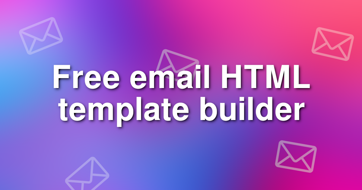 Free Email HTML Template Builder Templid